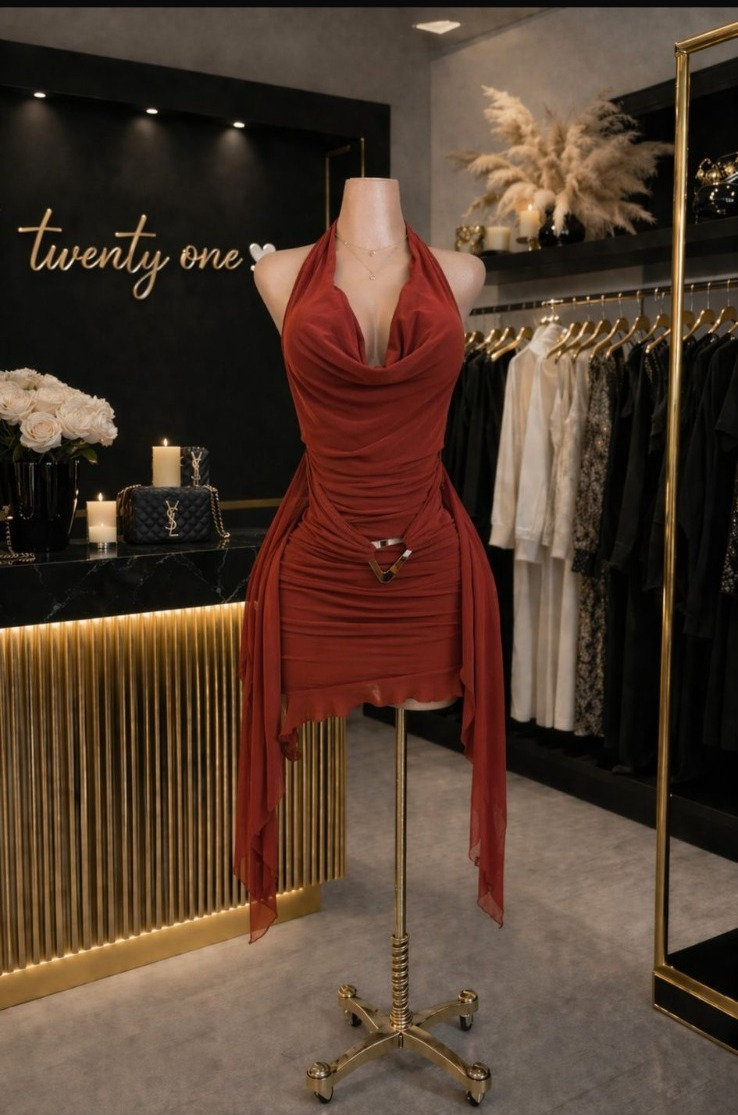 Rust Desire Dress