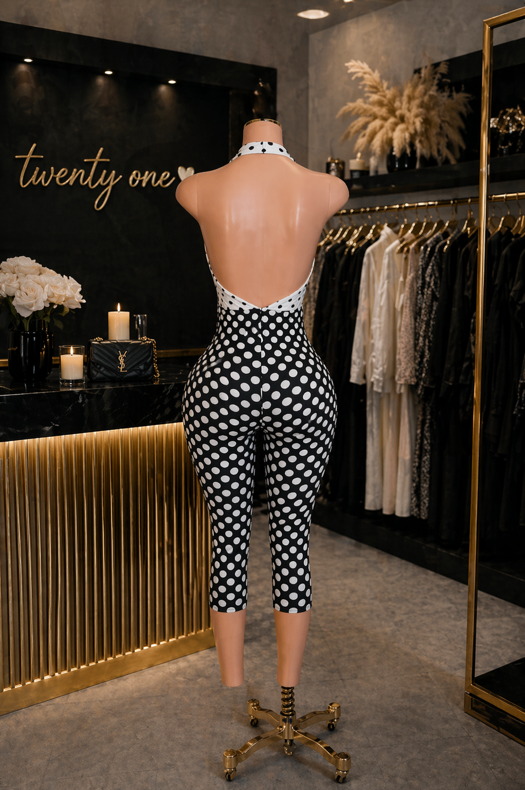 The Statement Dot Jumpsuit